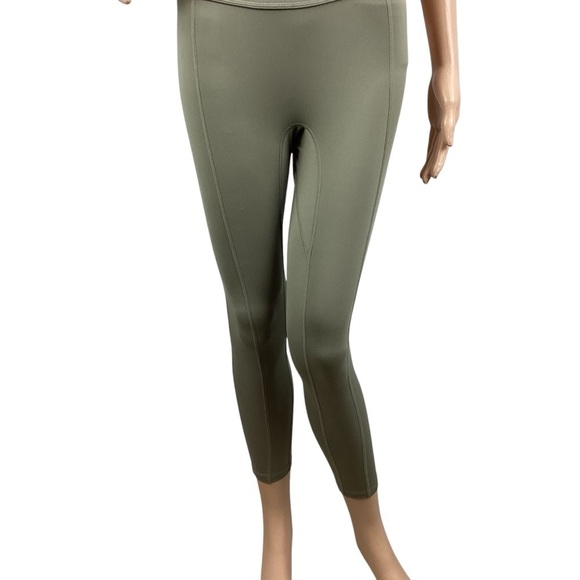 Free People FP Movement Back It Up Onesie Sage Beige Cutout Activewear Size XS - Picture 4 of 9